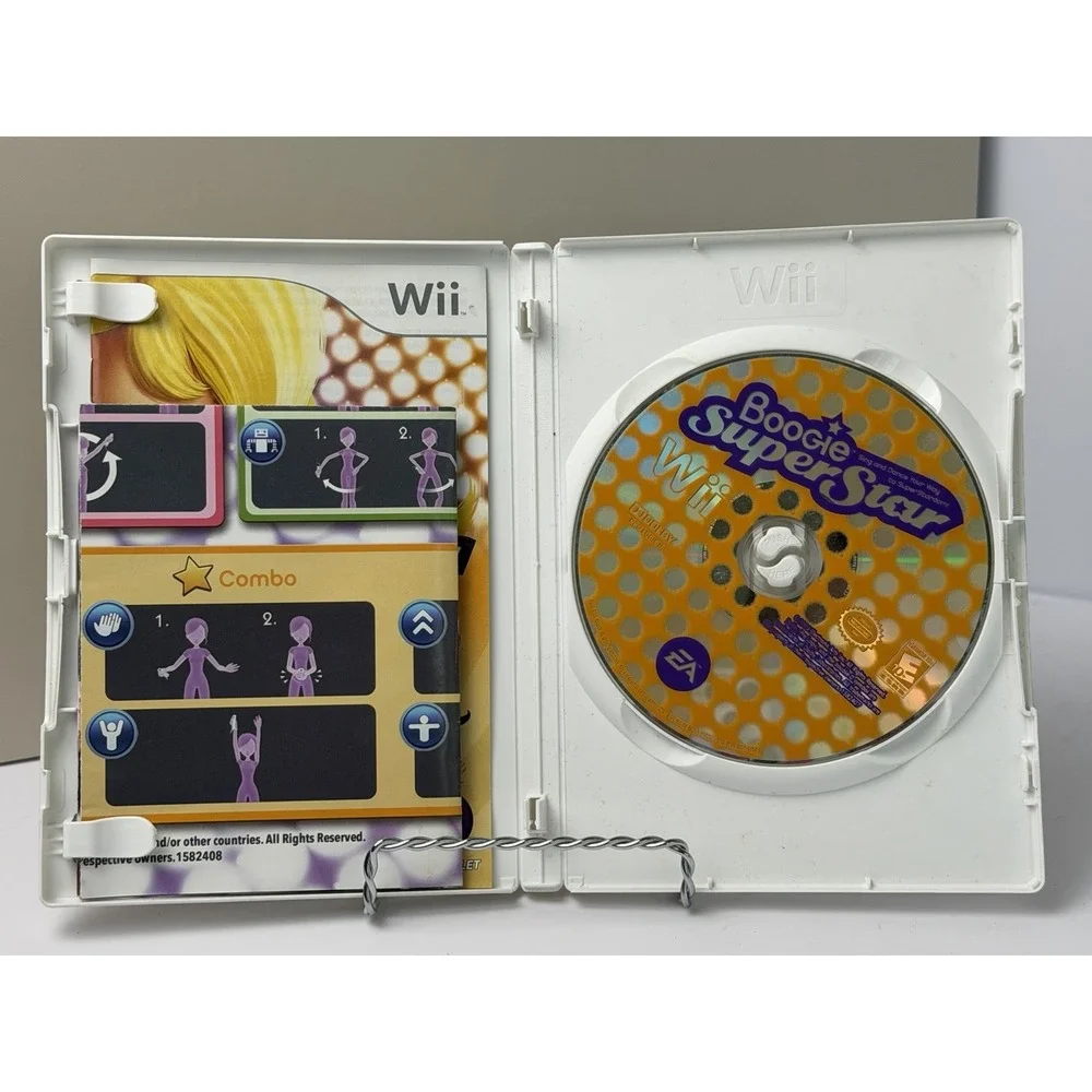 Boogie Superstar (Nintendo Wii, 2008) Complete With Manual